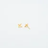 Admiral Row Gold Initial Earrings