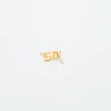 Admiral Row Gold Initial Earrings