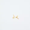 Admiral Row Gold Initial Earrings