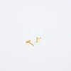 Admiral Row Gold Initial Earrings