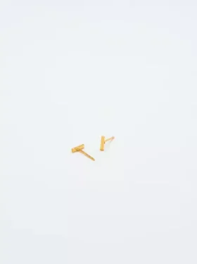 Admiral Row Gold Initial Earrings