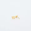 Admiral Row Gold Initial Earrings