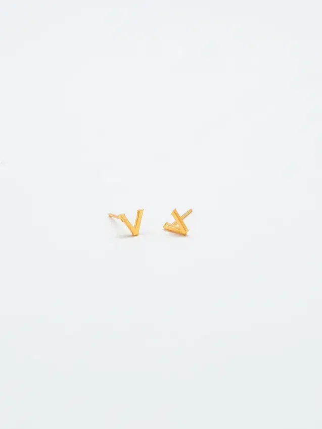 Admiral Row Gold Initial Earrings