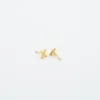 Admiral Row Gold Initial Earrings
