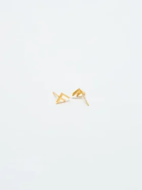 Admiral Row Gold Initial Earrings