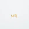Admiral Row Gold Initial Earrings