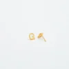 Admiral Row Gold Initial Earrings