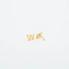 Admiral Row Gold Initial Earrings