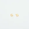 Admiral Row Gold Initial Earrings