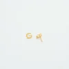 Admiral Row Gold Initial Earrings