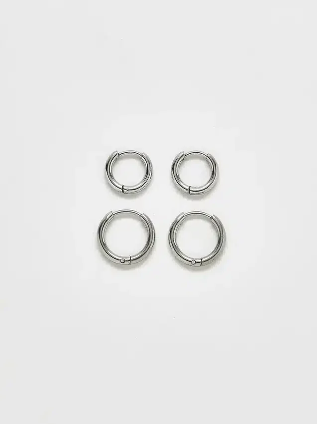 Admiral Row Mini Hoop Earrings Double Pack
