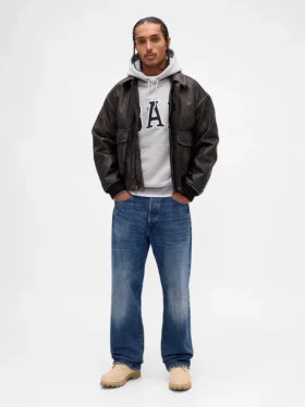 Adult Extra Heavyweight French Terry Oversized Logo Hoodie