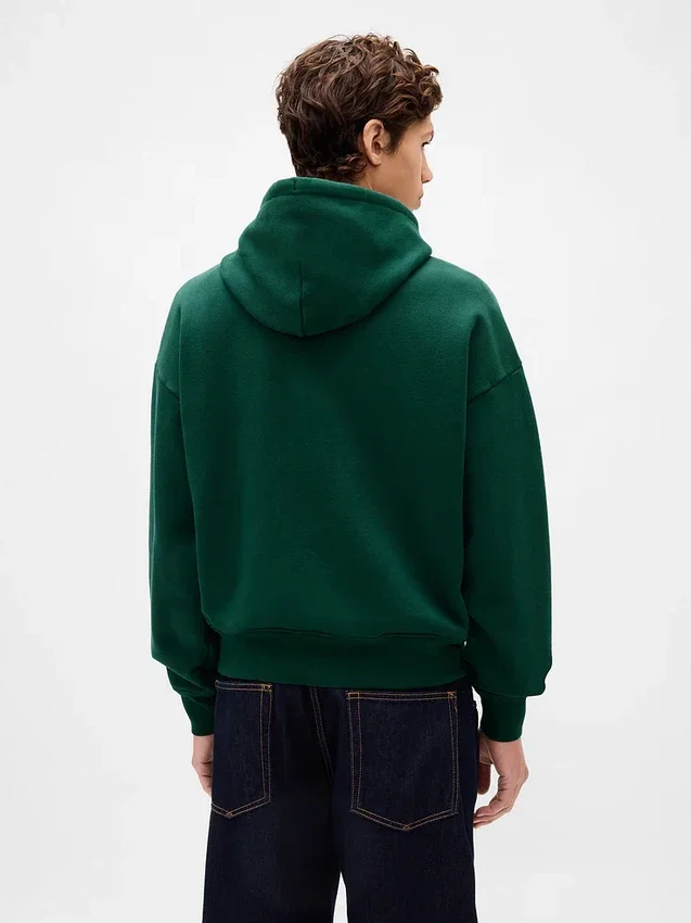 Adult Extra Heavyweight French Terry Oversized Logo Hoodie