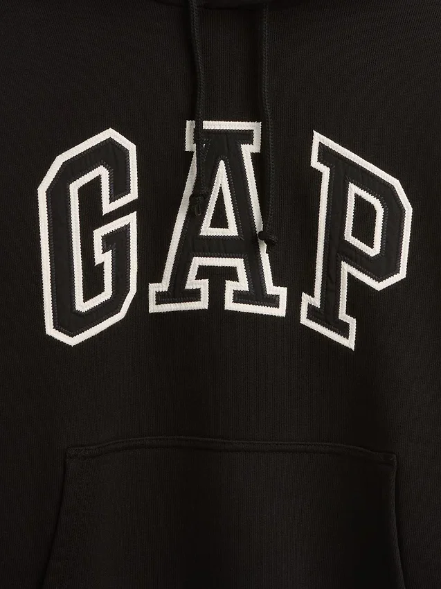 Adult Extra Heavyweight French Terry Oversized Logo Hoodie
