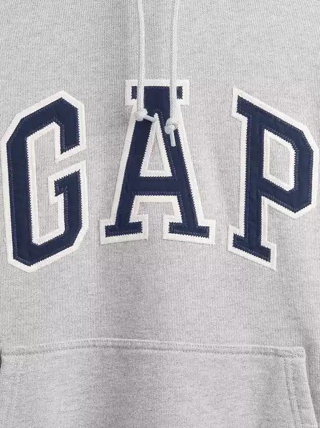 Adult Extra Heavyweight French Terry Oversized Logo Hoodie