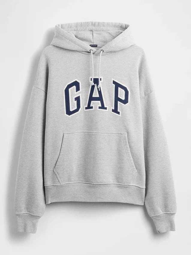 Adult Extra Heavyweight French Terry Oversized Logo Hoodie