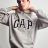 Adult Extra Heavyweight French Terry Oversized Logo Hoodie