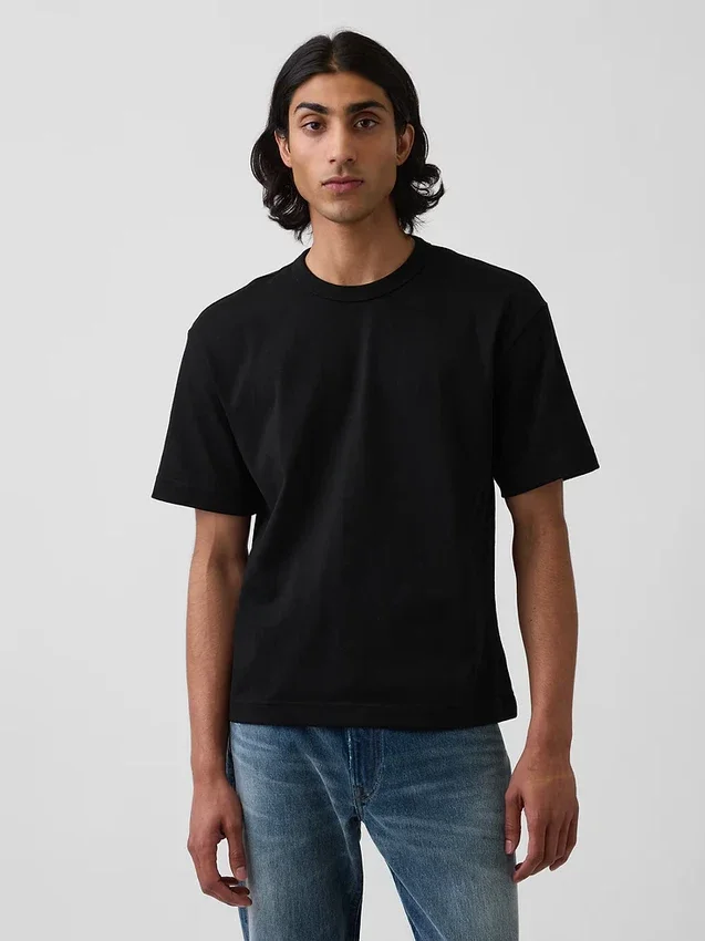 Adult Heavyweight Crop T-Shirt