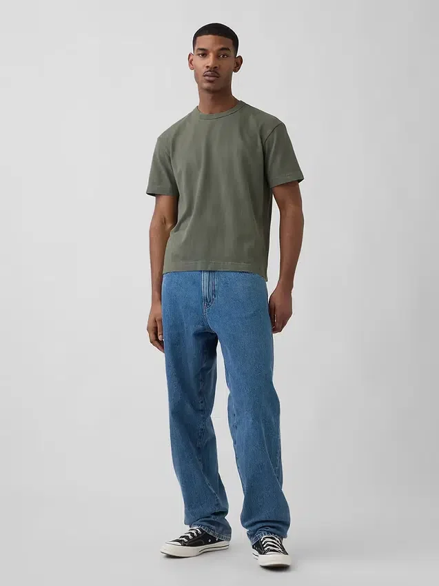 Adult Heavyweight Crop T-Shirt