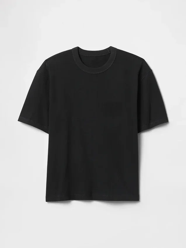 Adult Heavyweight Crop T-Shirt