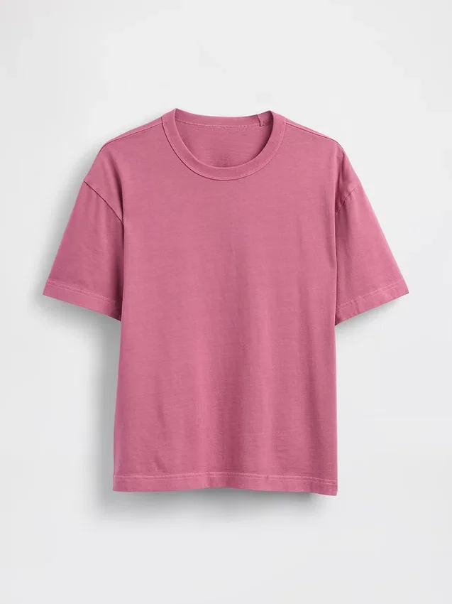 Adult Heavyweight Crop T-Shirt