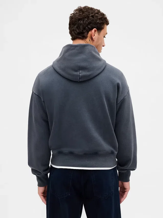 Adult Heavyweight Oversized Logo Hoodie