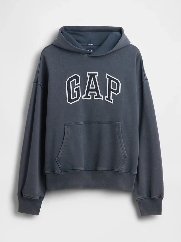 Adult Heavyweight Oversized Logo Hoodie