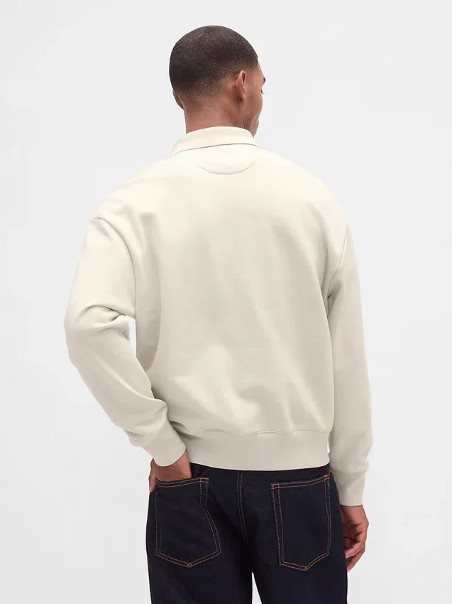 Adult Heavyweight Oversized Polo Sweatshirt