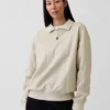 Adult Heavyweight Oversized Polo Sweatshirt