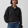Adult Heavyweight Oversized Polo Sweatshirt