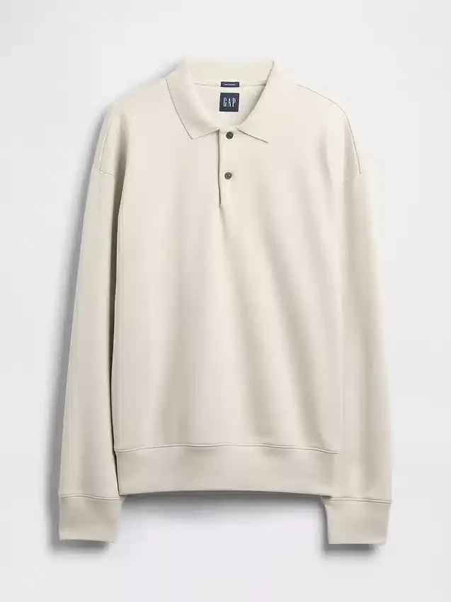Adult Heavyweight Oversized Polo Sweatshirt