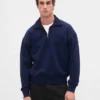 Adult Heavyweight Oversized Quarter-Zip Pullover