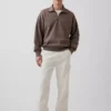 Adult Heavyweight Oversized Quarter-Zip Pullover
