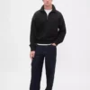 Adult Heavyweight Oversized Quarter-Zip Pullover