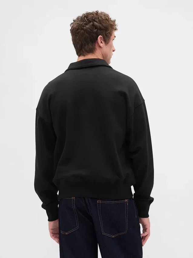 Adult Heavyweight Oversized Quarter-Zip Pullover