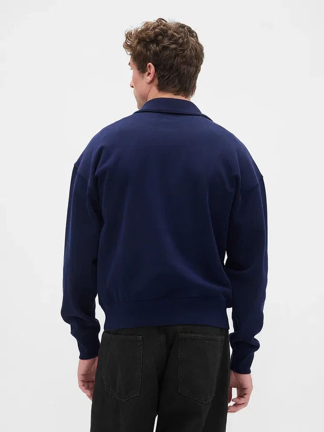 Adult Heavyweight Oversized Quarter-Zip Pullover