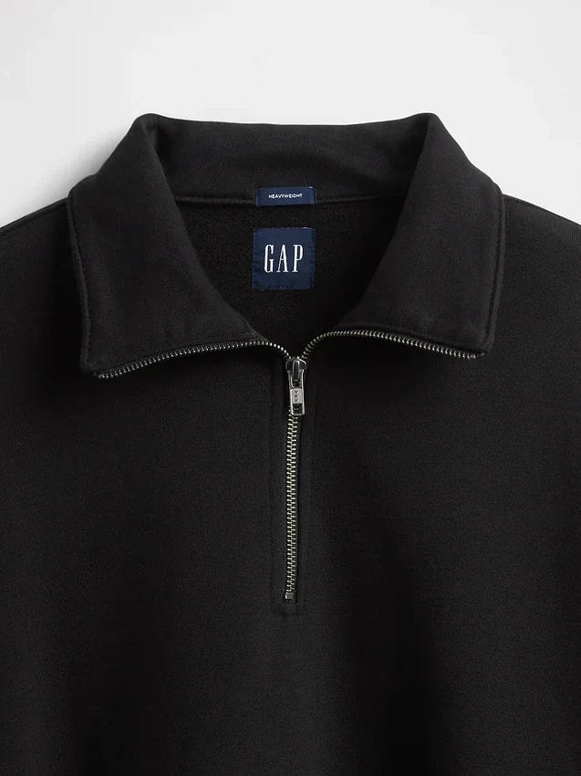 Adult Heavyweight Oversized Quarter-Zip Pullover