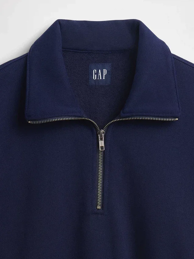 Adult Heavyweight Oversized Quarter-Zip Pullover