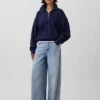 Adult Heavyweight Oversized Quarter-Zip Pullover