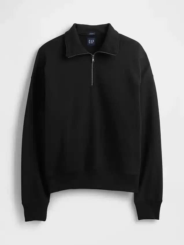 Adult Heavyweight Oversized Quarter-Zip Pullover