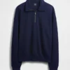 Adult Heavyweight Oversized Quarter-Zip Pullover