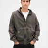 Adult Heavyweight Oversized Zip Hoodie
