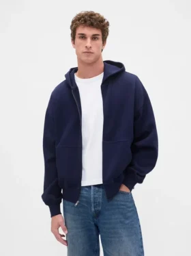 Adult Heavyweight Oversized Zip Hoodie