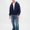 Adult Heavyweight Oversized Zip Hoodie
