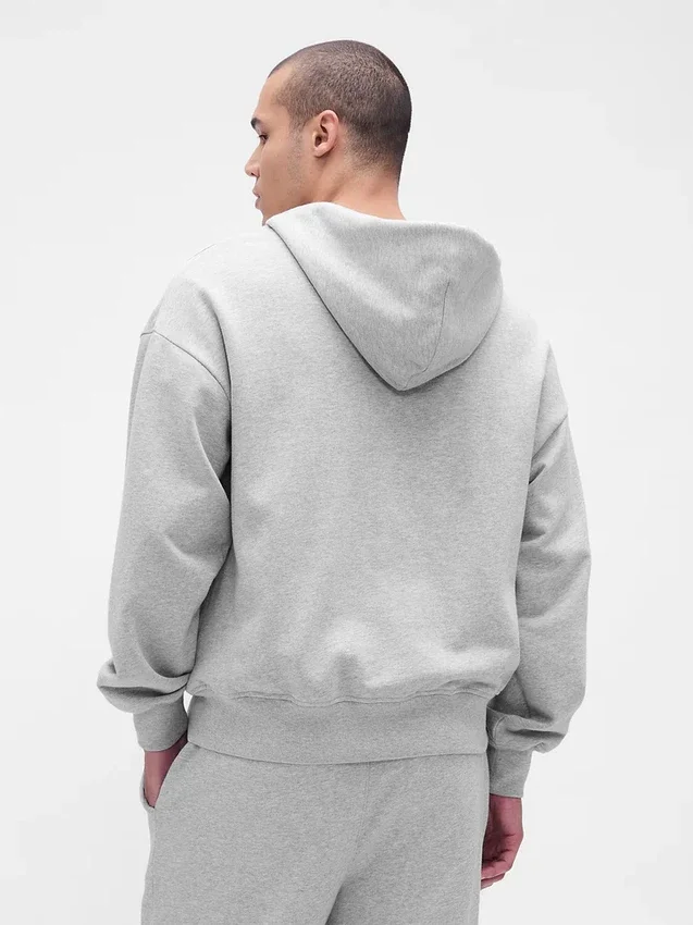 Adult Heavyweight Oversized Zip Hoodie