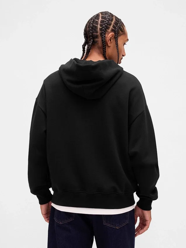 Adult Heavyweight Oversized Zip Hoodie