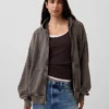 Adult Heavyweight Oversized Zip Hoodie