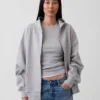 Adult Heavyweight Oversized Zip Hoodie