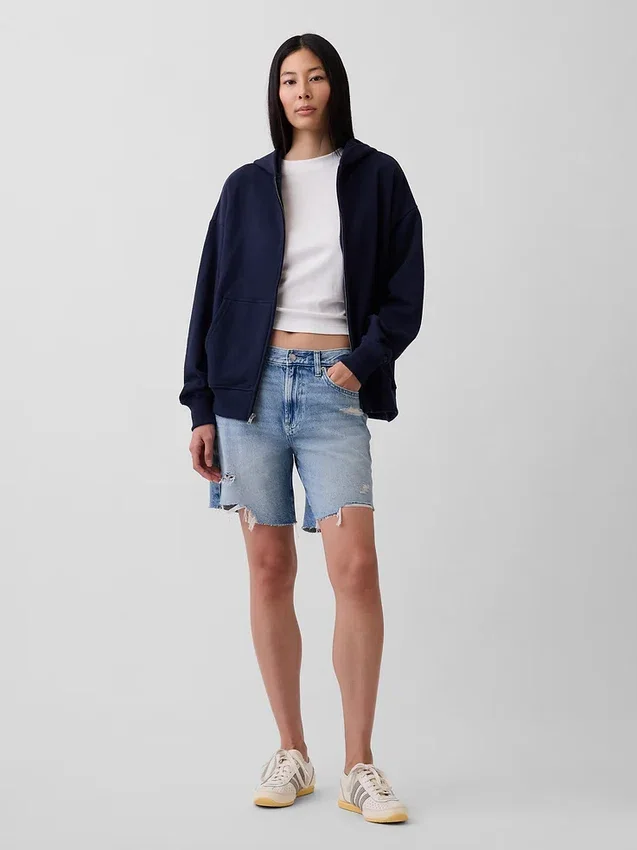 Adult Heavyweight Oversized Zip Hoodie