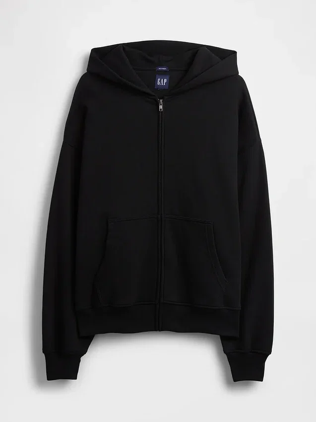 Adult Heavyweight Oversized Zip Hoodie